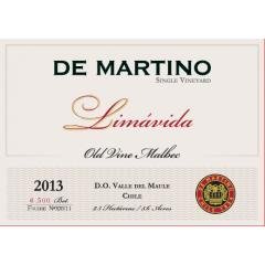 Wine De Martino, Limavida Old Vine Malbec, 2013