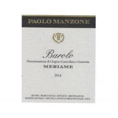 Wine Paolo Manzone, Barolo Meriame, 2014