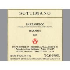 Wine Sottimano, Barbaresco BASARIN, 2015