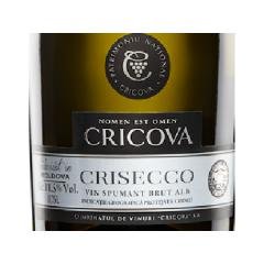 Sparkling Wine Cricova, Crisecco Brut Alb Methode Charmat