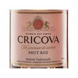 Sparkling Wine Cricova, Brut Rosé Méthode Traditionnelle