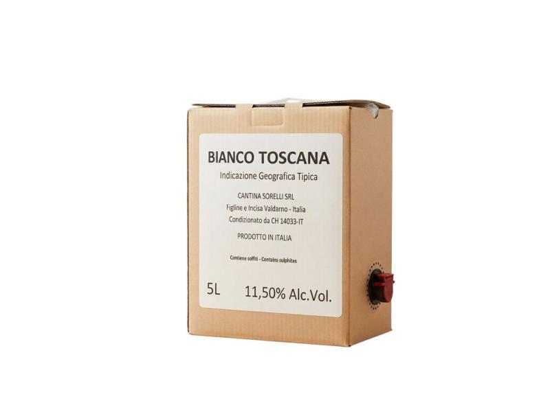 Wine Sorelli, Bianco Toscana IGT — Bag-in-Box 5L