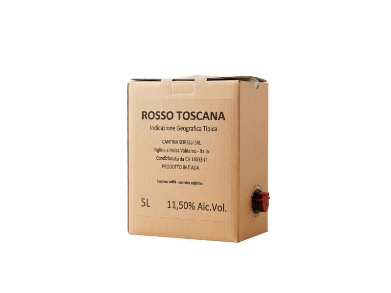 Wine Sorelli, Rosso Toscana IGT — Bag-in-Box 5L