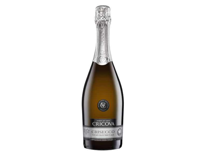 Sparkling Wine Cricova, Crisecco Brut Alb Methode Charmat