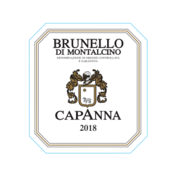 Wine Capanna, Brunello Di Montalcino DOCG, 2020