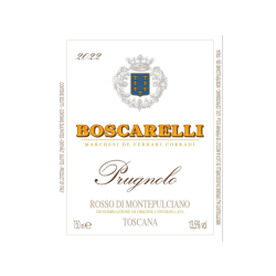 Wine Boscarelli, Rosso Di Montepulciano 