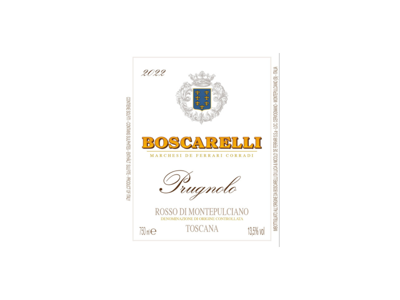 Wine Boscarelli, Rosso Di Montepulciano 