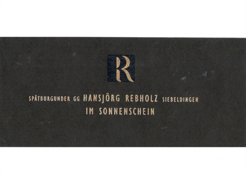 Wine Rebholz, Spatburgunder GG 