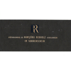 Wine Rebholz, Spatburgunder GG 