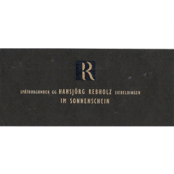 Wine Rebholz, Spatburgunder GG 