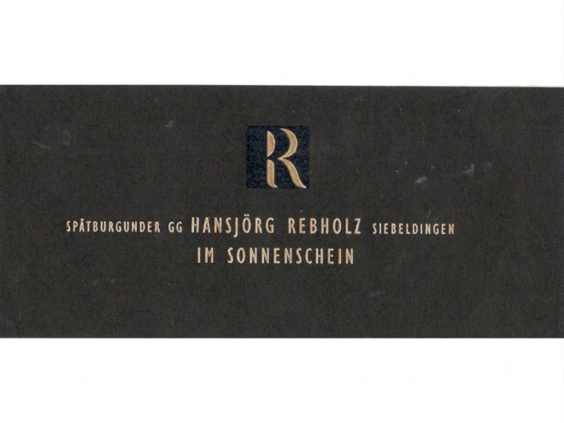 Spätburgunder GG Siebeldingen Im Sonnenschein, 2018