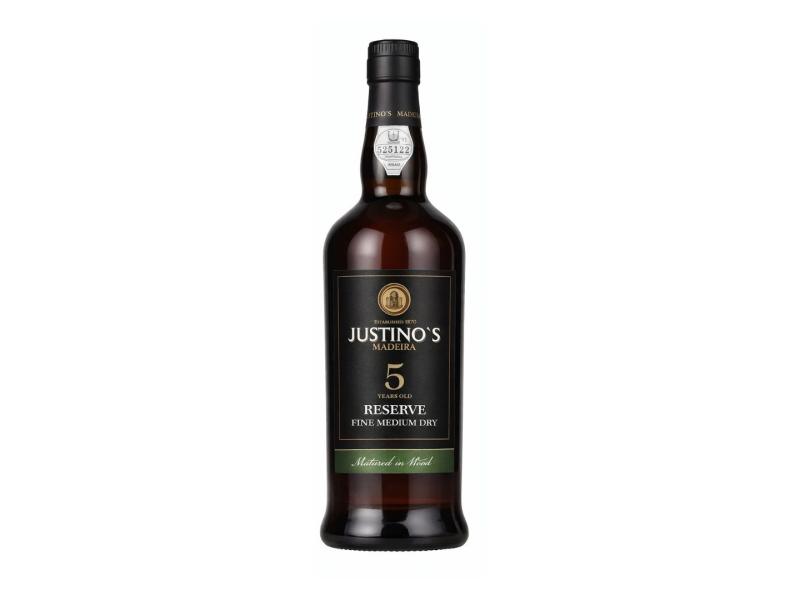 Fortified Wine Justino’s Madeira DOC Reserve Fine Medium Dry 5 Years Old