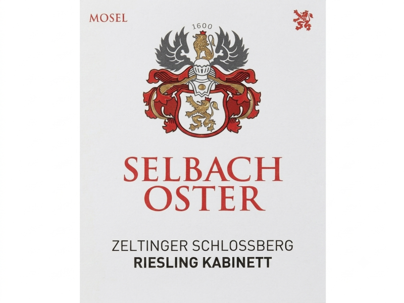 Wine Selbach Oster, Zeltinger Schlossberg, Riesling Kabinett, 2023