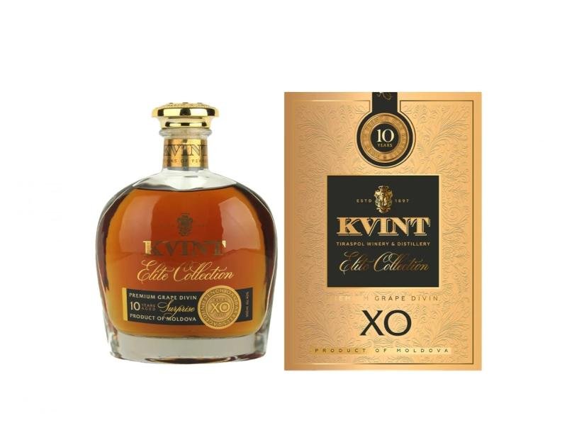 Brandy Kvint XO Surprise 10 years 0.75L with Gift box
