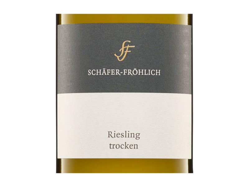Wine Schäfer Fröhlich, Riesling trocken, 2023