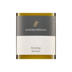 Wine Schäfer Fröhlich, Riesling trocken, 2023