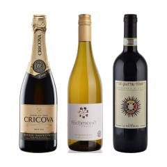 Wine set: Red, white & bubbles