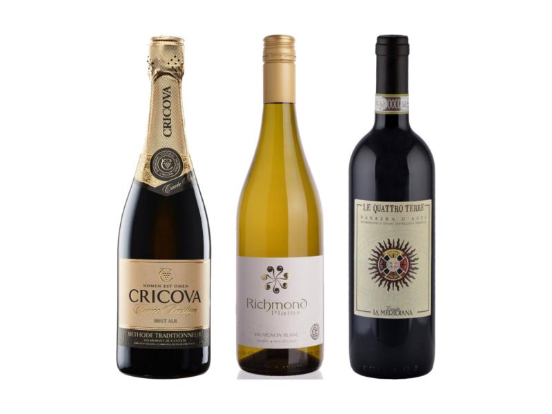 Wine set: Red, white & bubbles