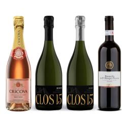Wine set: Four Ways to Sparkle