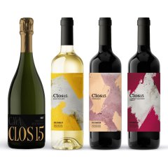 Wine set: Kosher Shabbat Table — cava, white, two reds
