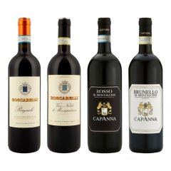 Wine set: Sangiovese Ladder — Montepulciano and Montalcino