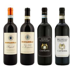 Wine set: Sangiovese Ladder — Montepulciano and Montalcino