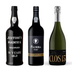 Wine set: Sweet Finish — Madeira, Tawny Port, Demi Sec Cava