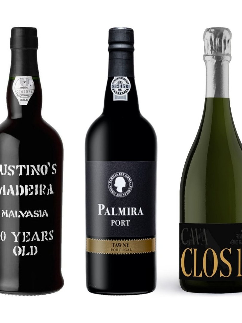 Wine set: Sweet Finish — Madeira, Tawny Port, Demi Sec Cava