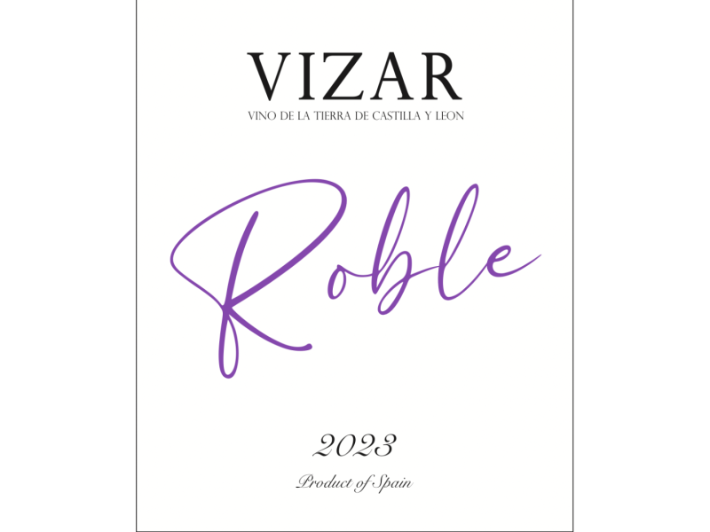 Wine Vizar Roble, 2023