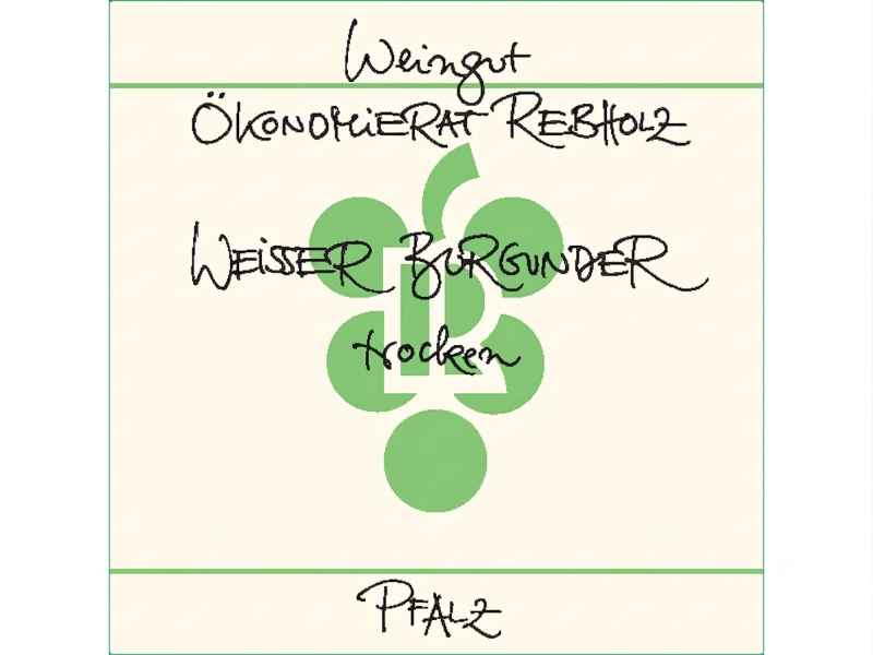 Wine Okonomierat Rebholz, Weisser Burgunder Trocken, 2023