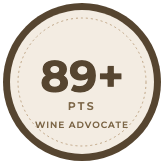 Wine Advocate 89+ pts
