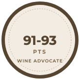 Wine Advocate 91-93 pts