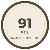 James Suckling 91 pts