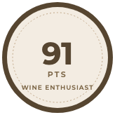 Wine Enthusiast 91 pts